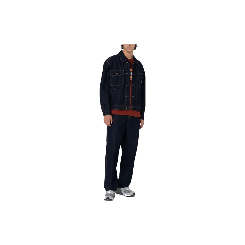 Dickies Denim Jackets Men Dark Blue-2