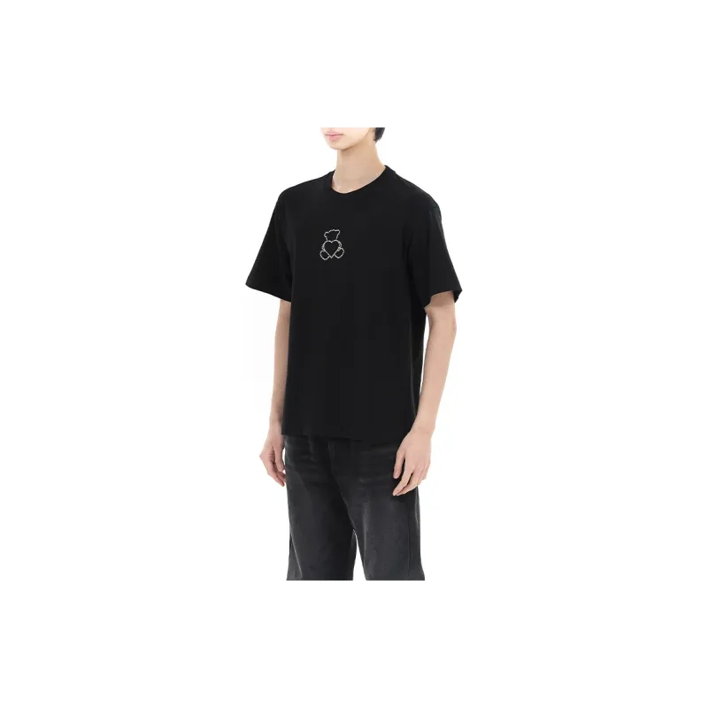 WE11DONE Pearl Bear T shirt-2