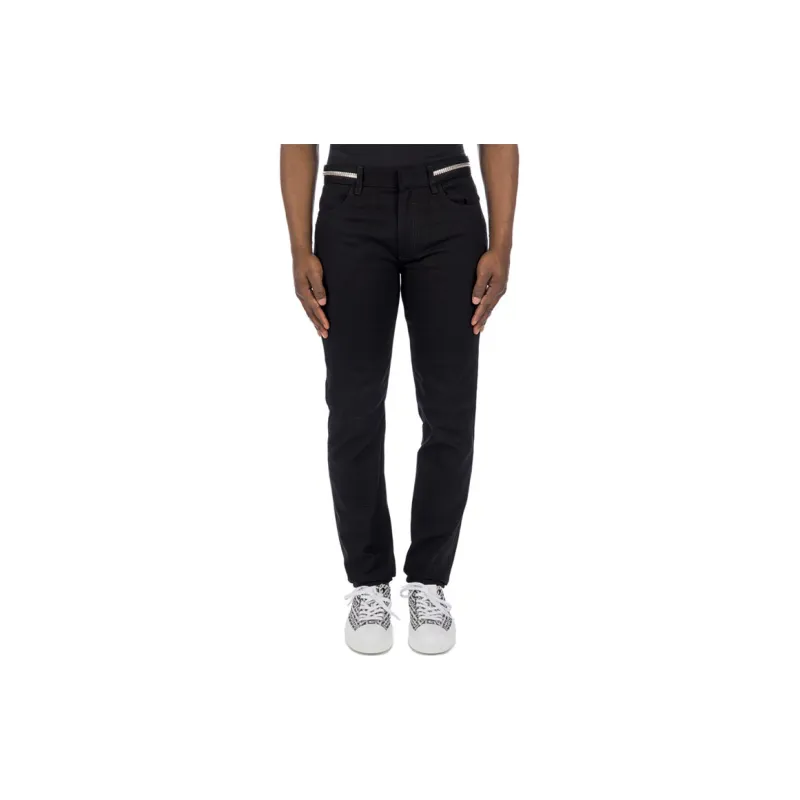 Givenchy Skinny Denim Trousers 4G Zip-3
