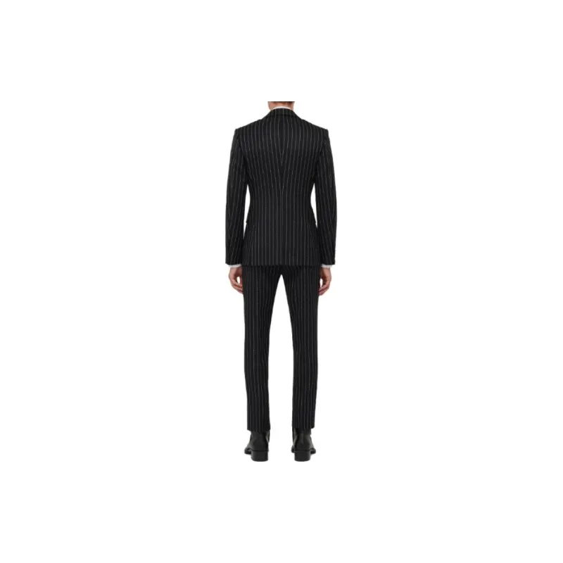 Alexander McQueen Single Breasted Prinstriped Blazer-3
