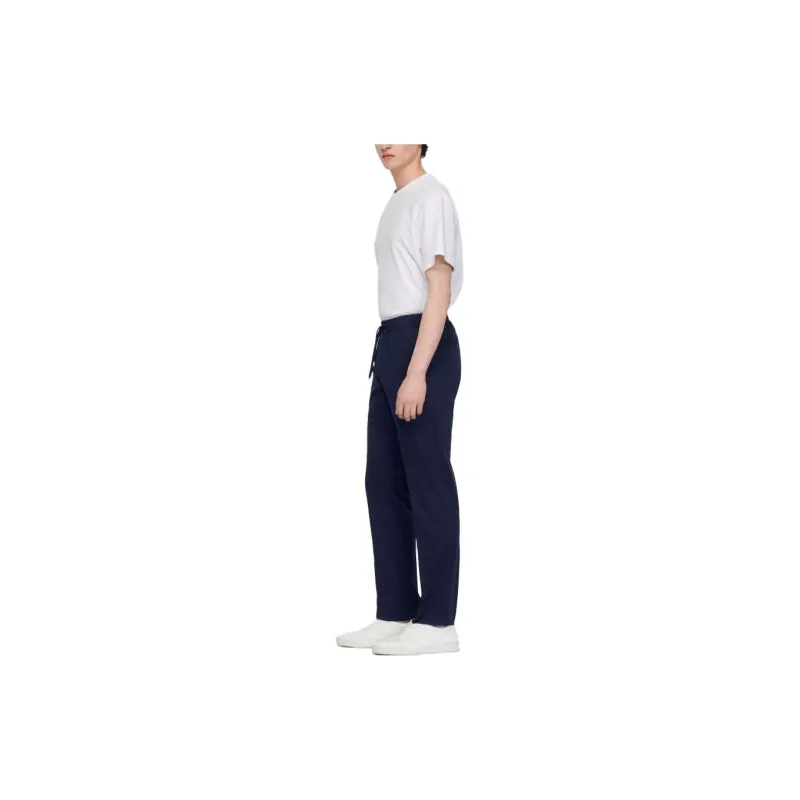 Sandro Casual Pants Men Dark Blue-1