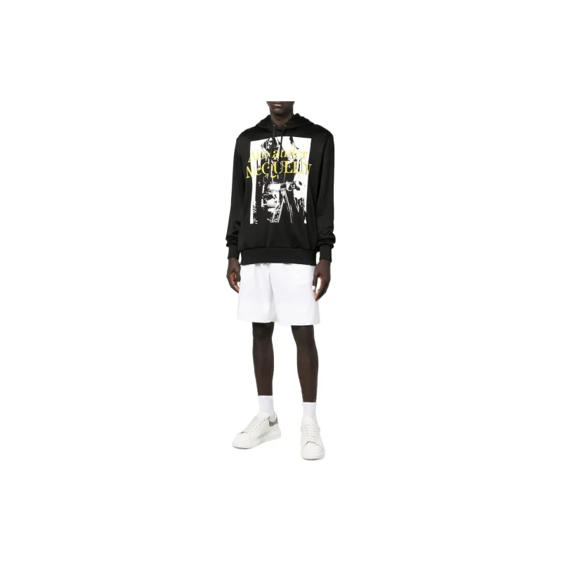 Alexander McQueen Graphic Printed Drawstring Hoodie-1