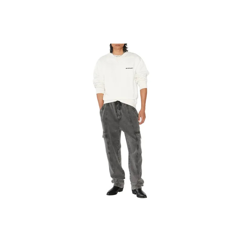 ISABEL MARANT SS24 Sweatshirt Men's Ecru-2