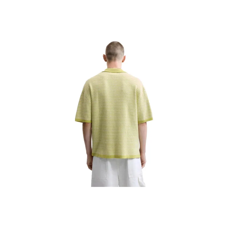 ZARA Polo Shirts Men Lime-4