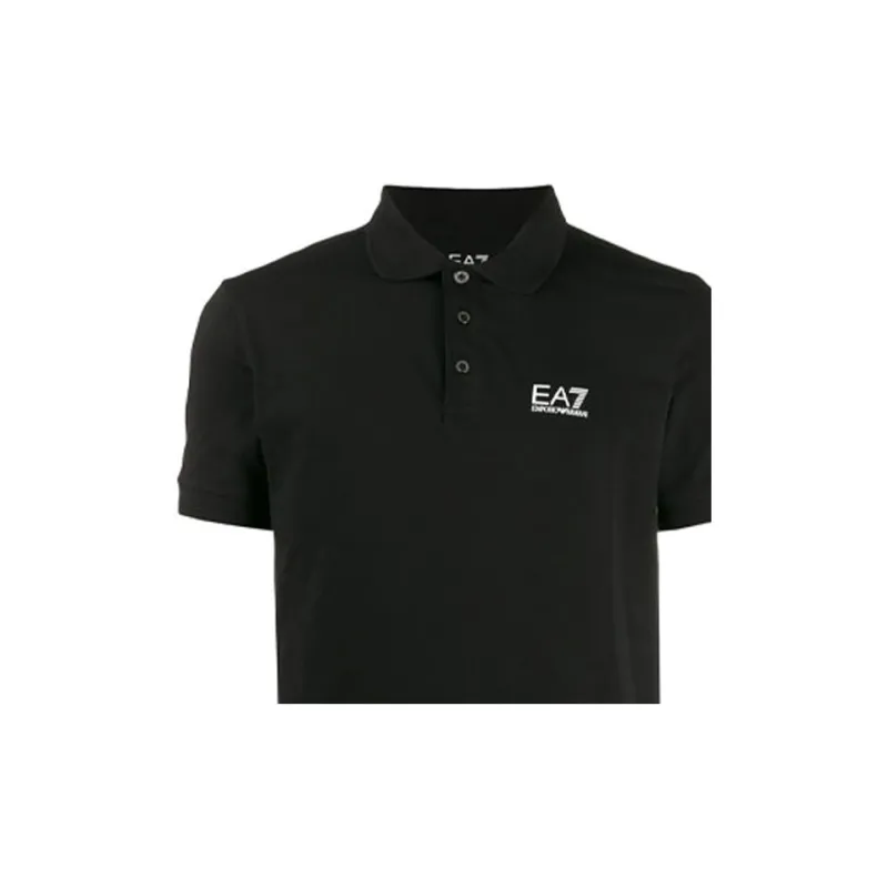 EMPORIO ARMANI EA7 Polo Shirt Men's Black-5