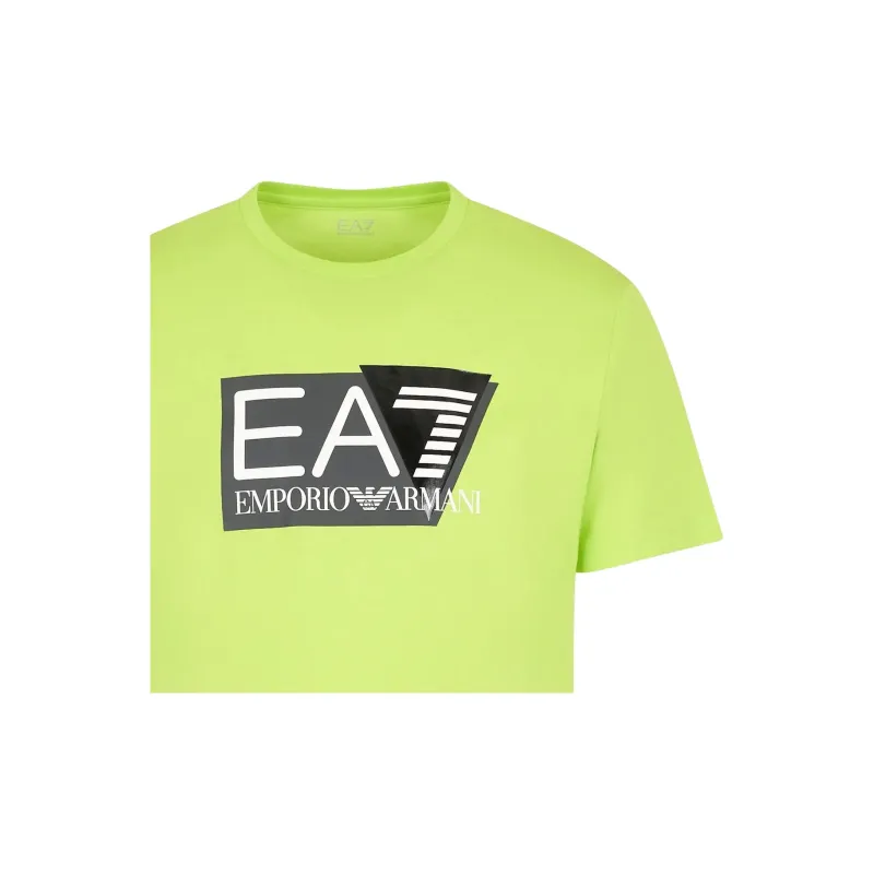 EMPORIO ARMANI EA7 SS24 T Shirt Men's Grass Green-5