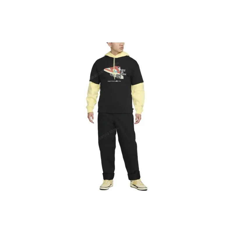 Nike T Shirts Men Black-2