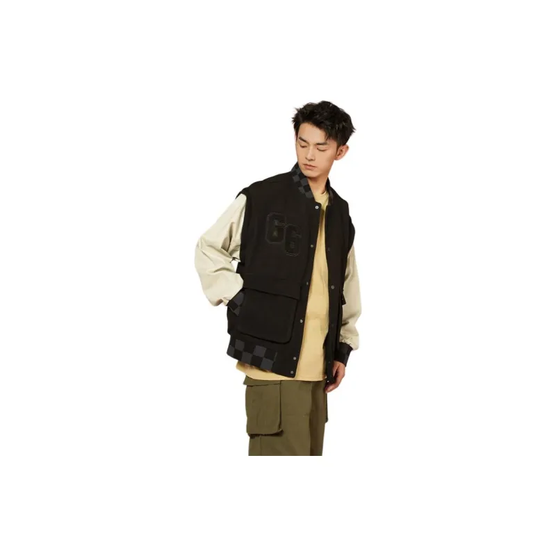 Vans CLUB BASEBALL Jackets Unisex Black-4