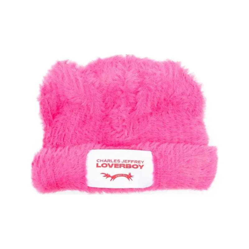 CHARLES JEFFREY Fluffy Chunky Ears Beanie-0