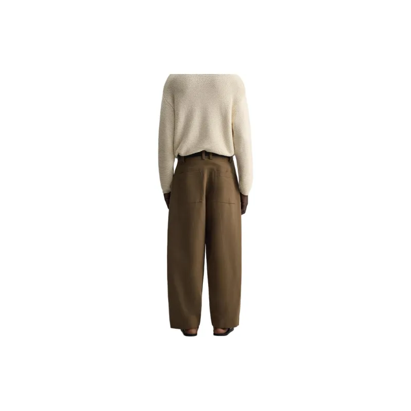 ZARA Casual Pants Men Brown-3