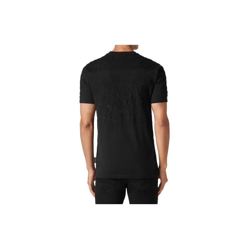 PHILIPP PLEIN Zip detailing Cotton T shirt-2