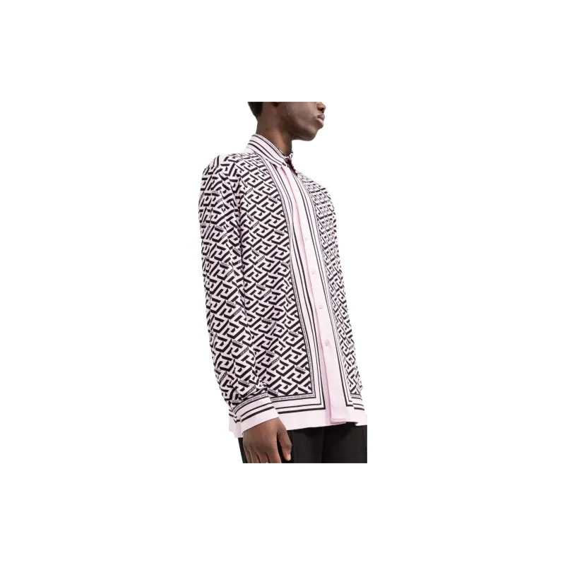 VERSACE Shirts Men Pink-3