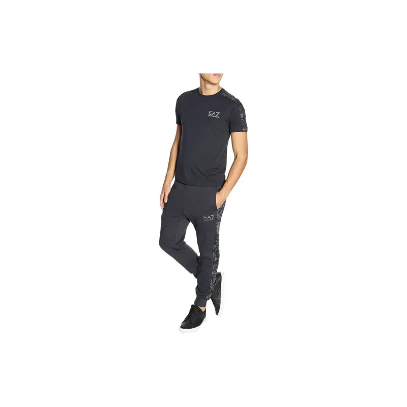 EMPORIO ARMANI T Shirts Men Night Blue-5