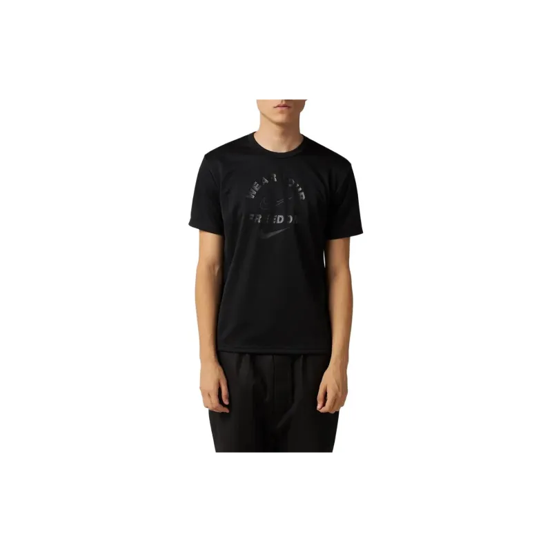 Nike X CDG T-Shirts Men Black-1