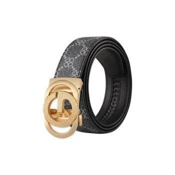 15 MINS Polyvinyl Chloride Leather Belts Men's Width  3.5cm