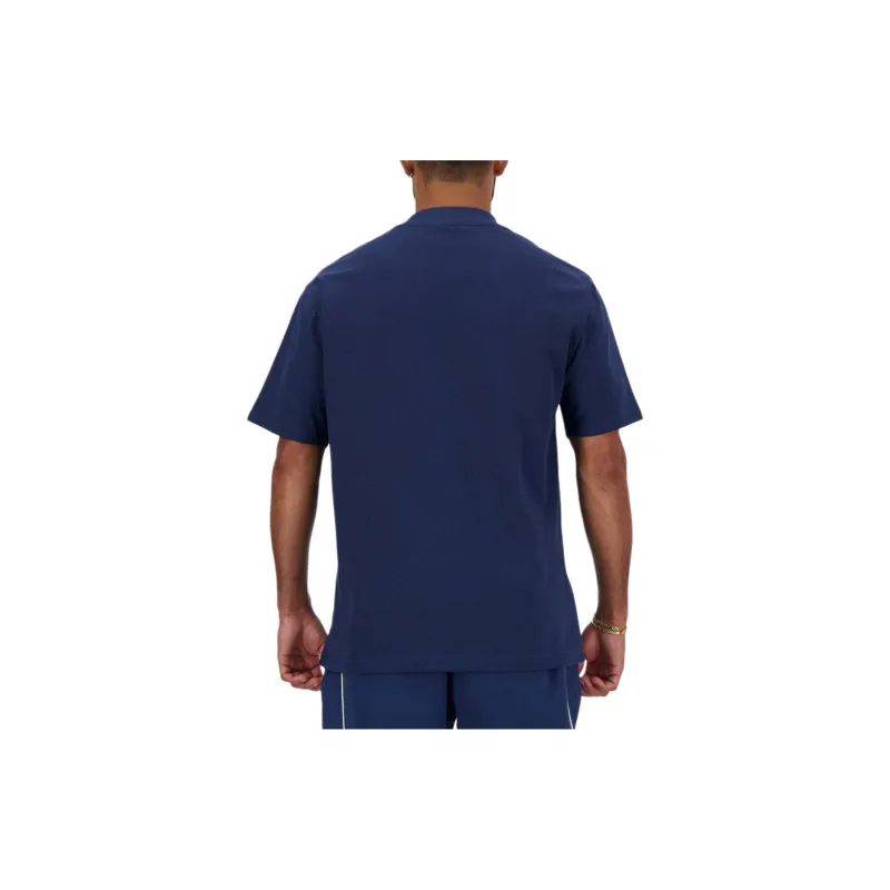 New Balance T Shirt Men's Marine Blue-5