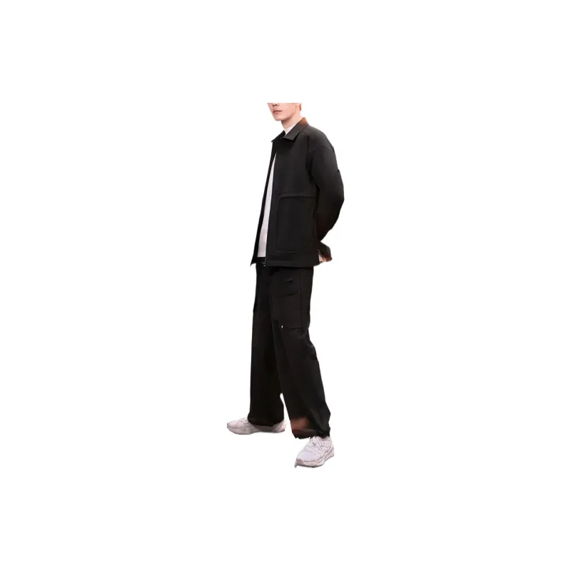 LiNing Li Ning X Jackie Chan Co-branded Kung Fu Series Jackets Men Charcoal Black-3