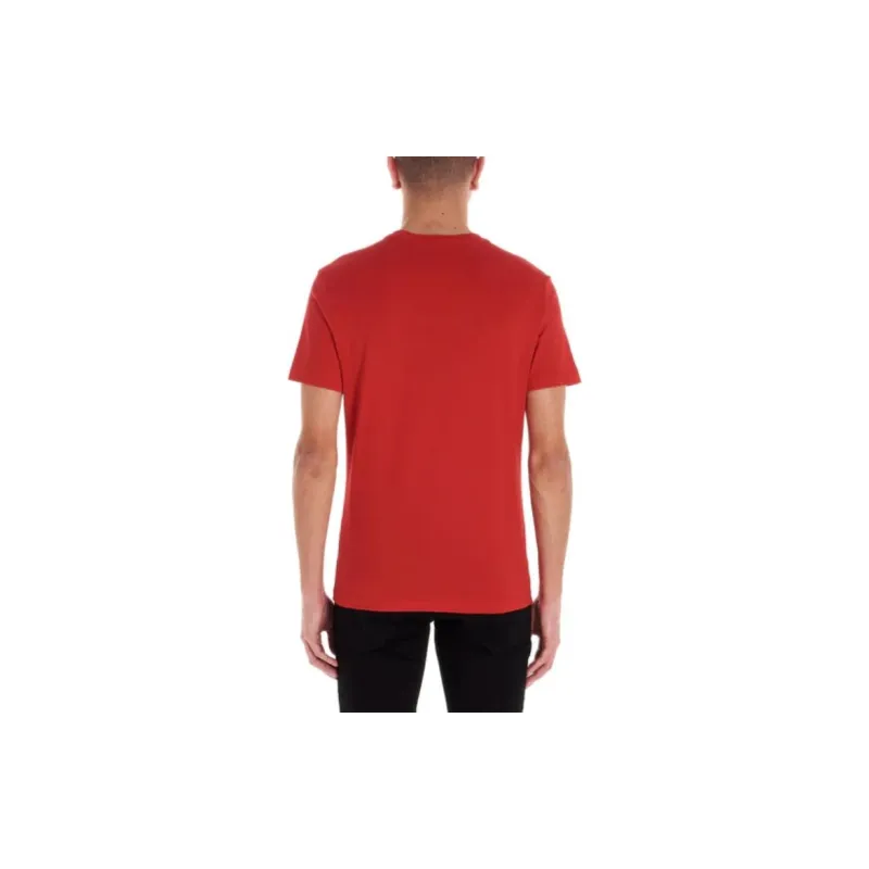 VERSACE T-Shirts Men Burgundy-1