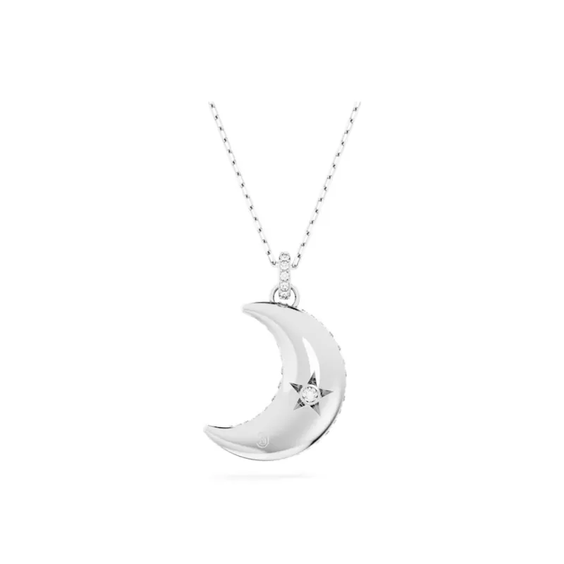 Swarovski Rhodium Plated Necklaces Women's Silver-1