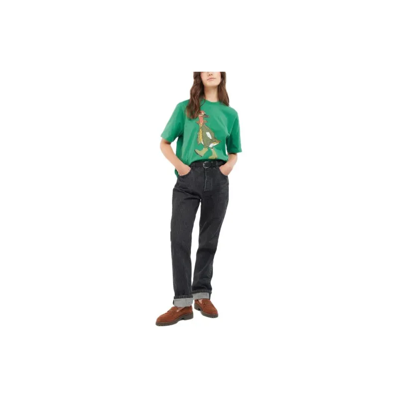 Noah X BARBOUR T-Shirts Unisex Dark Green-2
