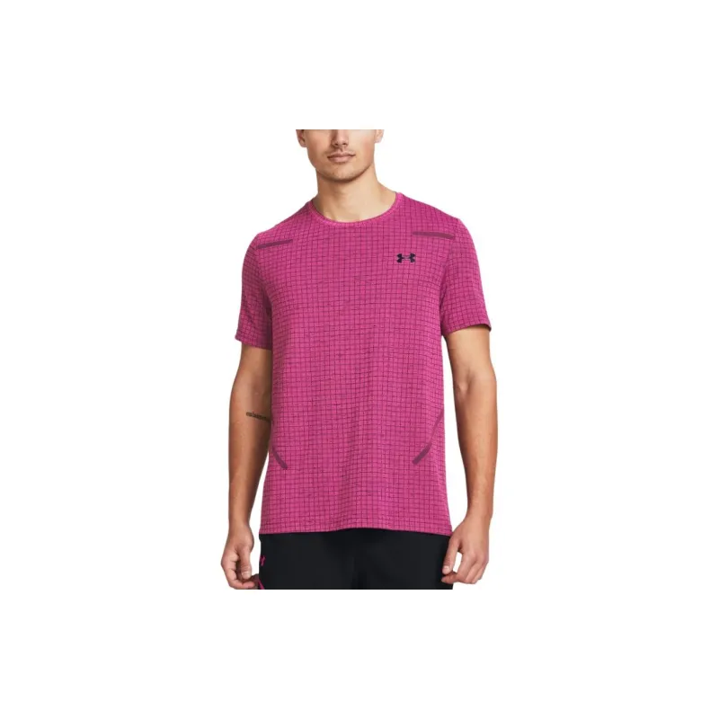 Under Armour Seamless T Shirt Men's Astronomy Pink-2