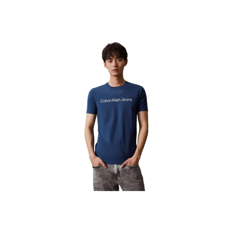 CALVIN KLEIN T Shirt Unisex Blue-3