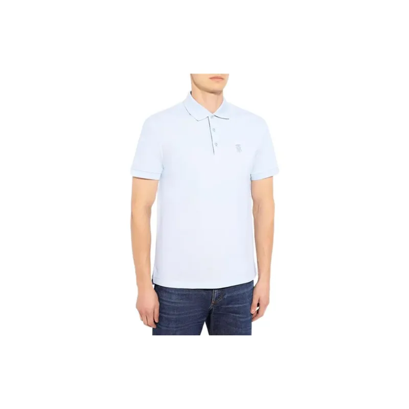 Burberry FW22 Polo Shirt Men's Light Blue-3