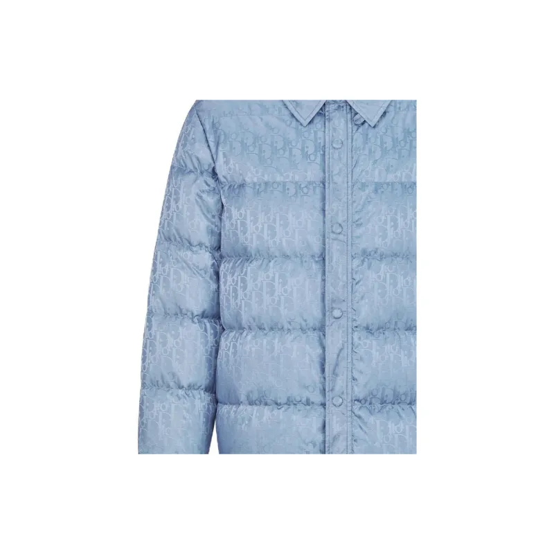 DIOR FW23 Down Jacket Coat Men's Blue-4