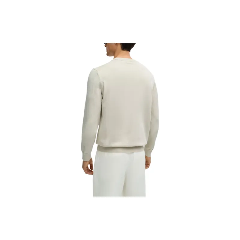 HUGO BOSS Logo Embroidered Crewneck Jumper-3