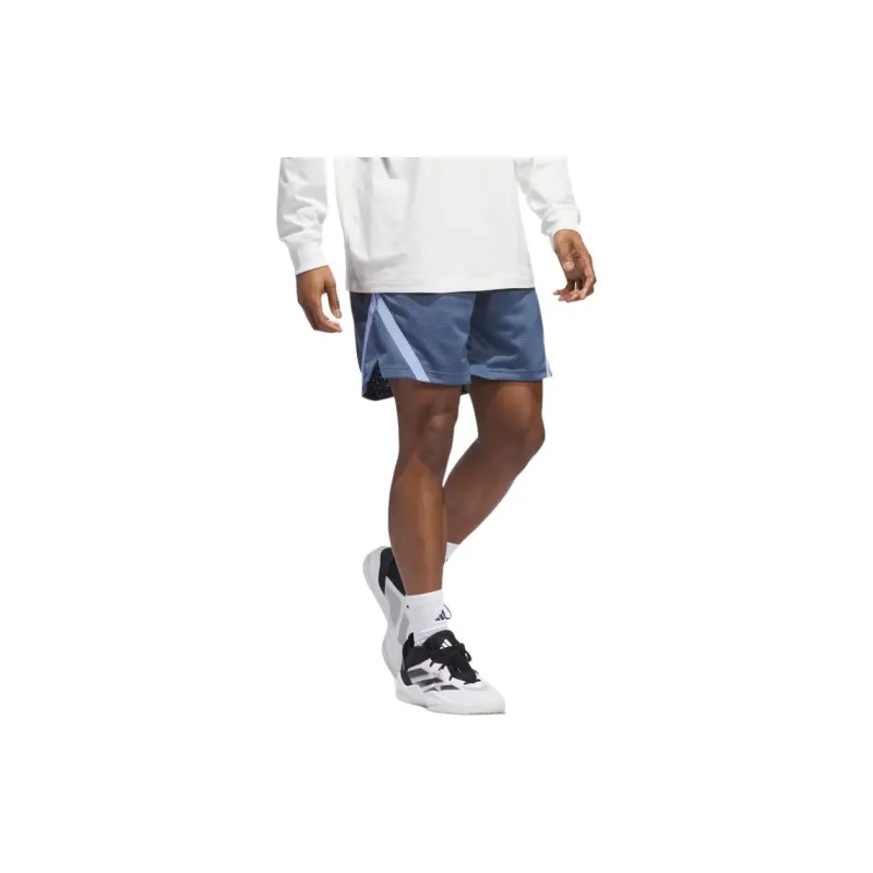 Adidas Select Mesh Basketball Shorts Men's Pre-painted Ink Blue / Blue Sparks-1