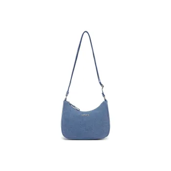 Levi's Denim Crossbody Bag, Shoulder Bag Medium Size Women's Light Blue