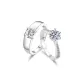1 Carat Moissanite Couple Rings