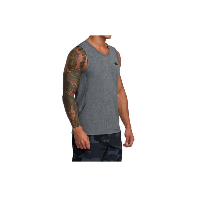 RVCA Tank Tops Men's Charcoal Gray-5