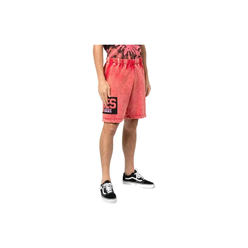 Aries X Vans Vault Fleece Shorts 'Red'-3