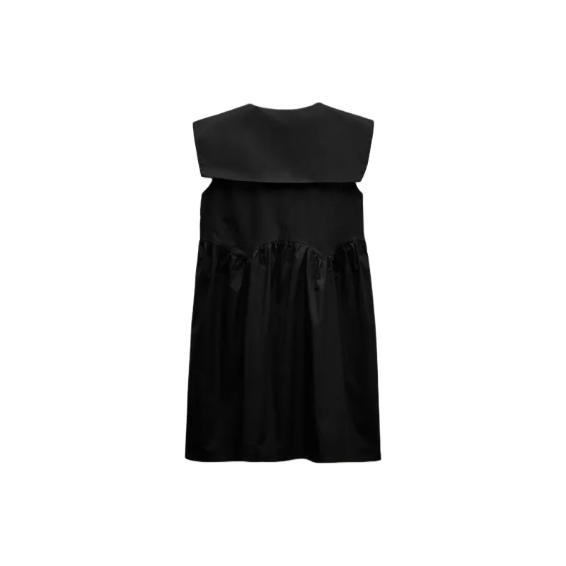 ZARA Trf Sleeveless Dress Women's Black-1