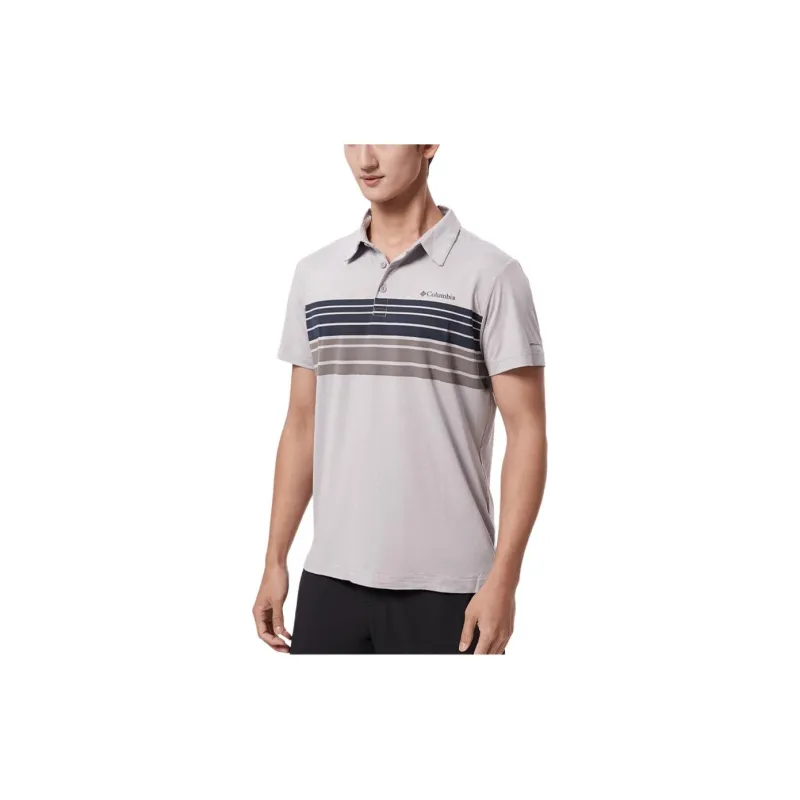 Columbia Polo Shirts Men Gray-4