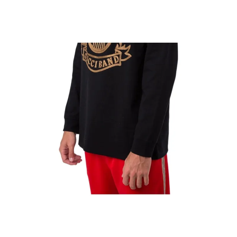 GUCCI Oversized T shirt With Lyre Pach-4