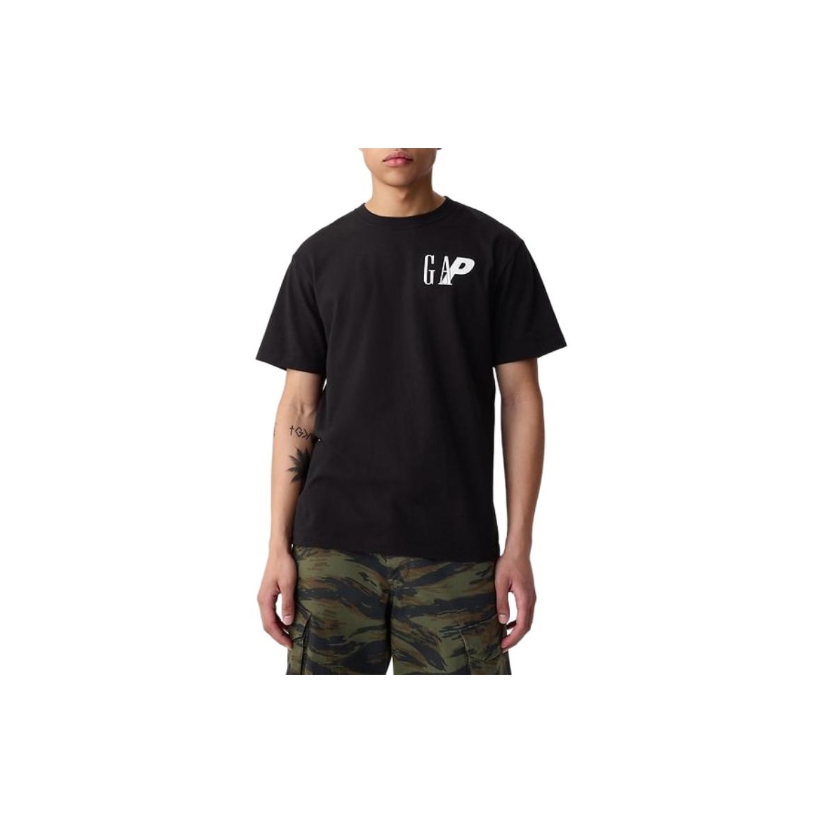 Palace X GAP T-Shirt Black - POIZON