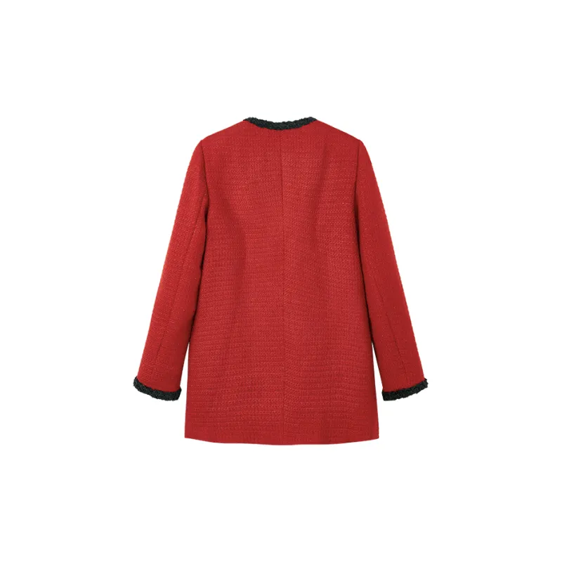 Yu Qianwen Jackets Coats Women's China Red-1