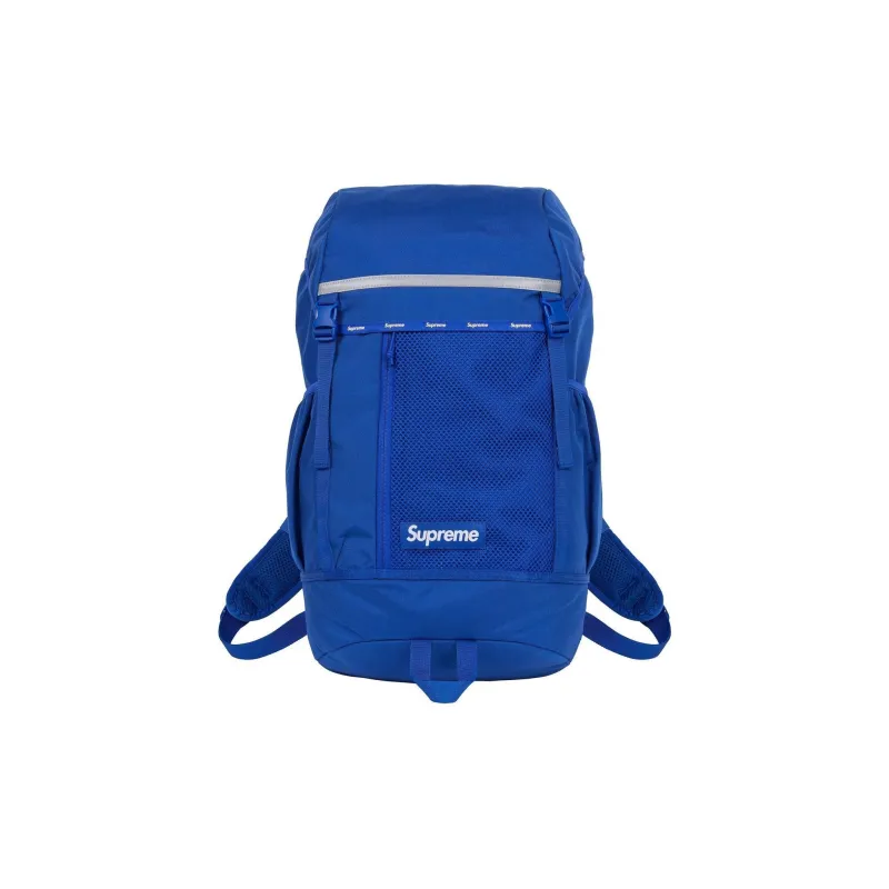 Supreme Nylon Backpack Unisex Blue-0