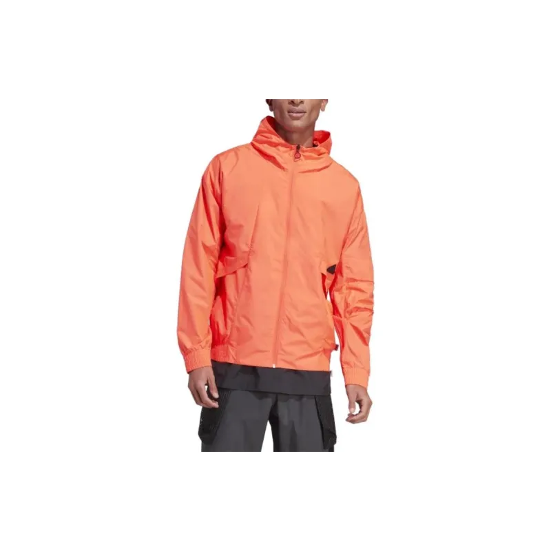 Adidas Windbreaker Jackets Men Orange-1