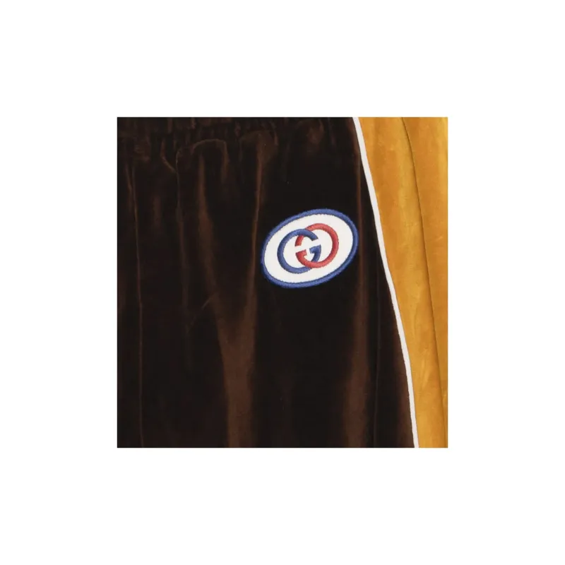 GUCCI Casual Pants Unisex Brown-4