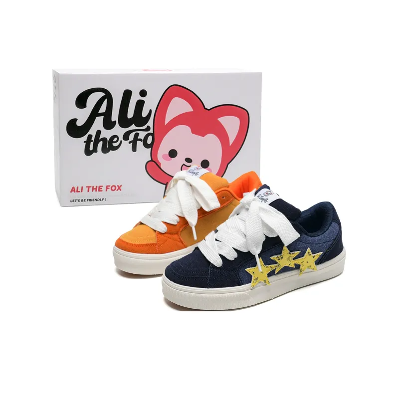 ALI THE FOX Slip Resistant Cushioning Abrasion Resistant Lightweight Low Top Skateboard Shoes Unisex Box Included-0