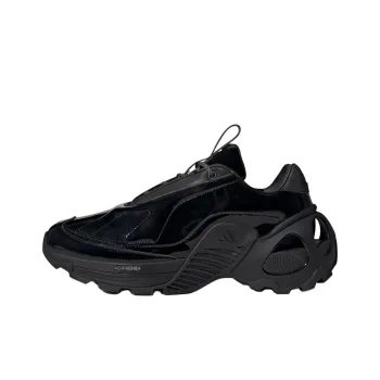 Adidas Wonder Runner Cushioned Slip Resistant Low Top Running Shoes Unisex Black