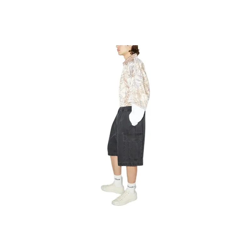 Acne Studios Cargo Shorts Men Black-3