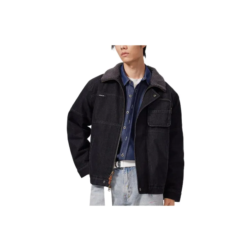 Levi's FW22 Puffer Jacket Men's Black-3