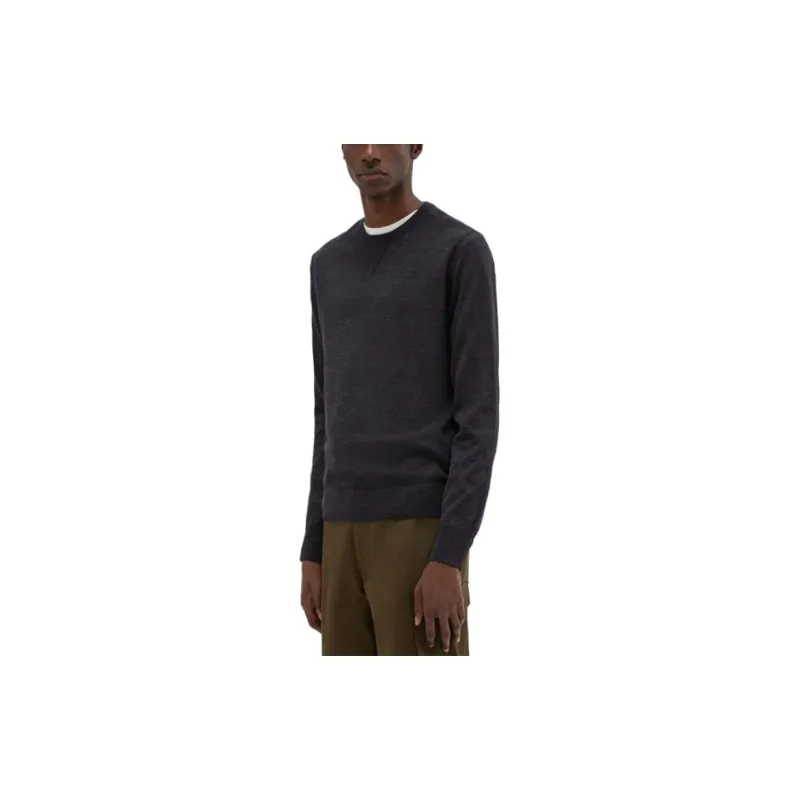 THEORY Sweaters Men Black Gray 1N6-3