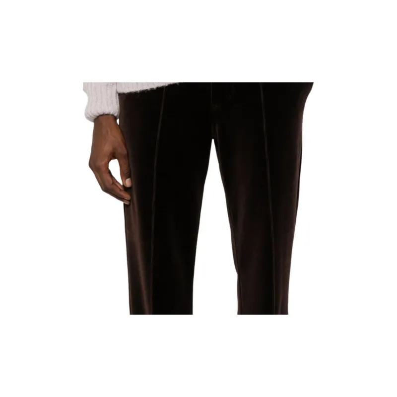 TOM FORD Straight leg Velour Track Pants-4