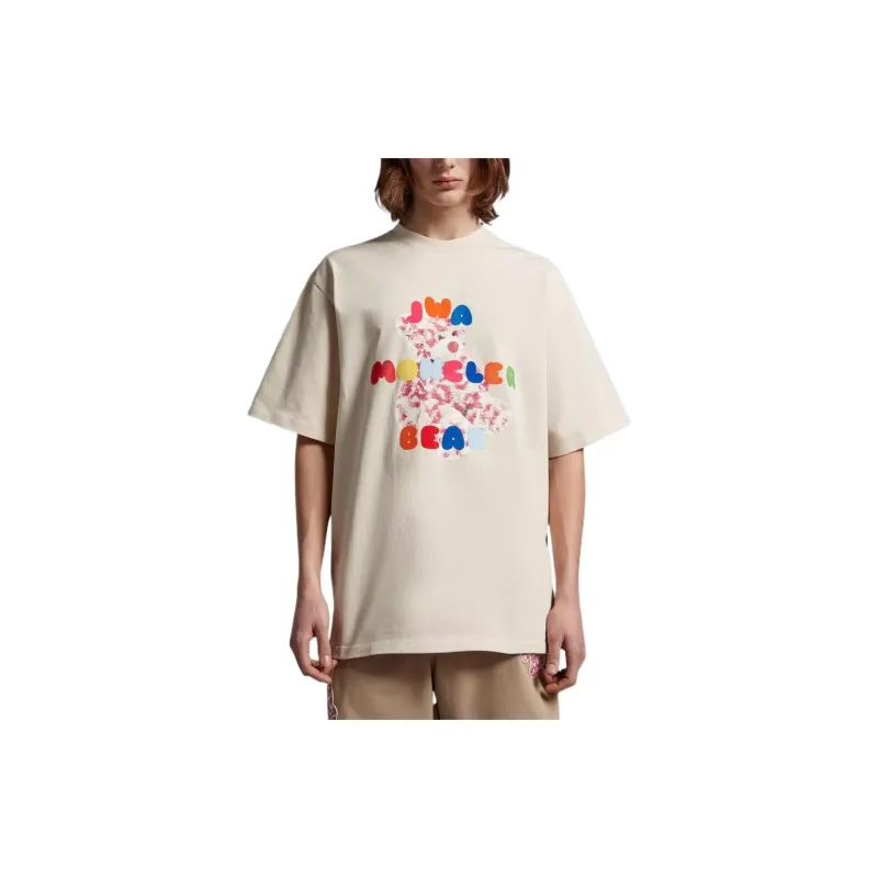 Jw Anderson X Moncler X JW Anderson T Shirts Unisex Beige-1