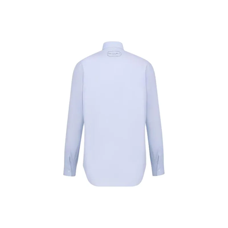 DIOR Shirts Men Blue-1